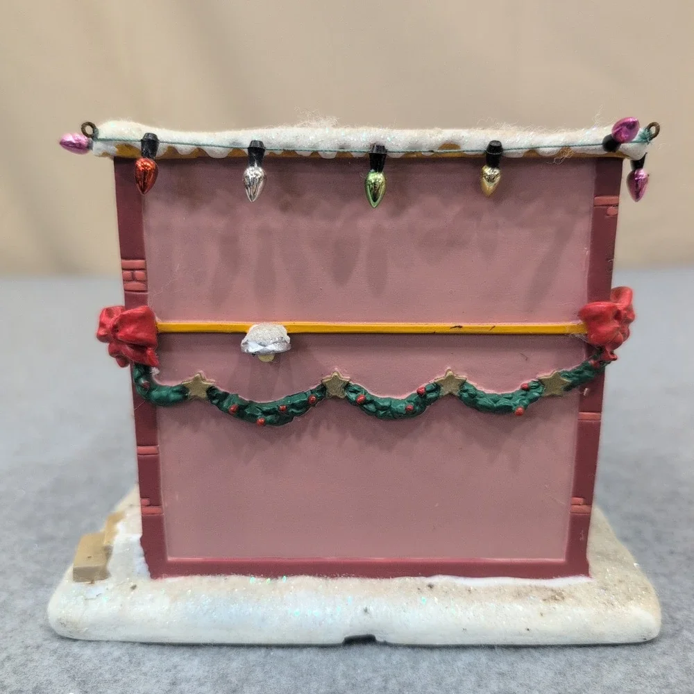 The Simpsons Christmas Village King Toots Music Store Light Up Building Decor - Picture 3 of 9